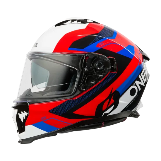 Каска O'NEAL CHALLENGER EXO BLACK/WHITE/RED/BLUE V.25