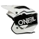 Каска за мотор O'NEAL VOLT CORP WHITE/BLACK V.25 – Бяло/Черно