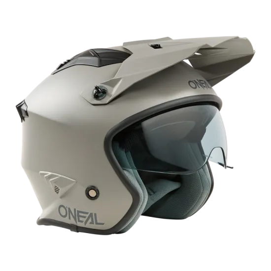 Каска за мотор O'NEAL VOLT SOLID GRAY V.25 – Сив цвят