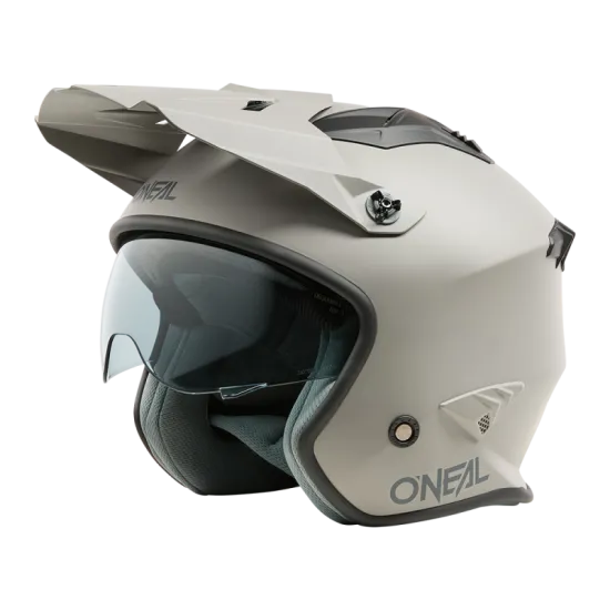 Каска за мотор O'NEAL VOLT SOLID GRAY V.25 – Сив цвят