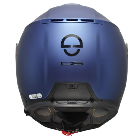Каска SCHUBERTH C5 BLUE MATT с иновативен дизайн и високо ниво на безопасност