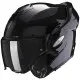 Мото каска Scorpion Exo-Tech Black Gloss с вътрешен прибиращ се сенник