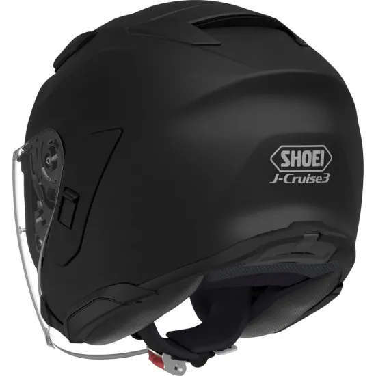 Shoei J-Cruise 3 E2206 - Черен мат – Премиум отворена мото каска с Shoei Comlink