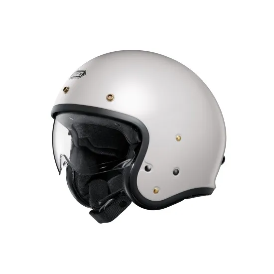 Каска Shoei J.O2 Off White гланц open face с вътрешен визьор