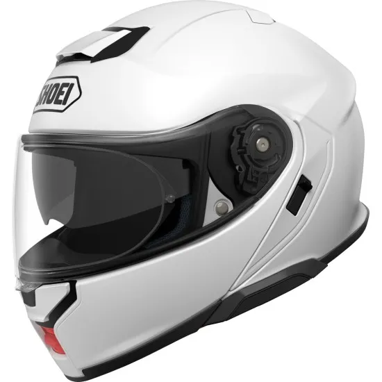 Shoei Neotec 3 E2206 Бял Гланц – Отваряема каска с Pinlock® визьор и шумоизолация