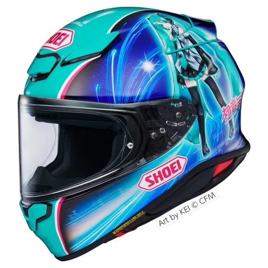 Каска Shoei NXR 2 Hatsune Miku TC-4 гланц