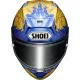 Състезателна каска Shoei X-SPR Pro Marquez Thai TC-2 – MotoGP дизайн, FIM сертификация и усъвършенствана аеродинамика