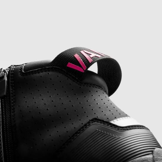 REBELHORN VANDAL II LADY BLACK/PINK – дамски кожени мото обувки с вентилация и защита