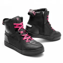 Дамски мото кецове REBELHORN VANDAL II LADY BLACK/PINK