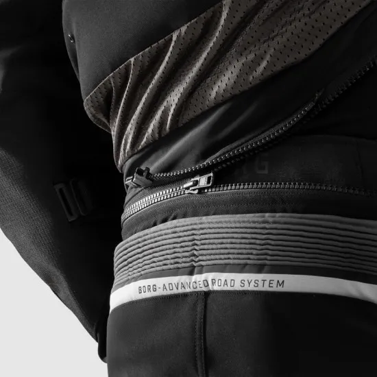 Мото панталони Rebelhorn Borg 2 Black Grey с HydraShield PRO мембрана и Level 2 протектори