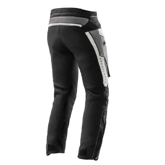 Мото панталони Rebelhorn Borg 2 Black Grey с HydraShield PRO мембрана и Level 2 протектори