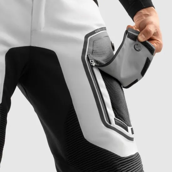 Мото панталони Rebelhorn Borg 2 Black Grey с HydraShield PRO мембрана и Level 2 протектори