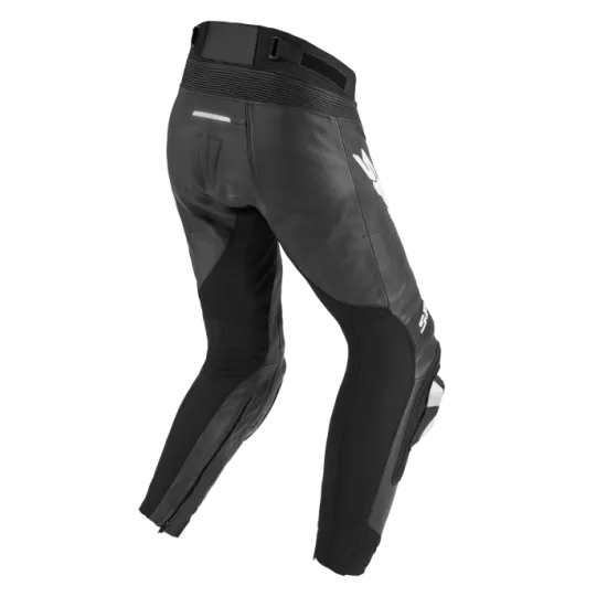 Кожен мото панталон SPIDI RR PRO 2 BLACK/WHITE с Warrior Lite и Force-Tech протектори