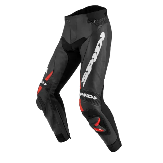 Кожен мото панталон SPIDI RR PRO 2 RED с Warrior Lite и Force-Tech протектори