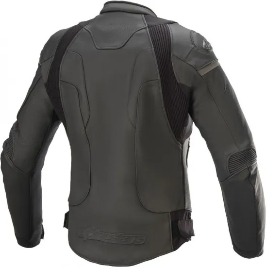 Дамско кожено яке Alpinestars Stella GP Plus R V3 – черно, спортен стил и защита за мотоциклетисти