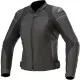 Дамско кожено яке Alpinestars Stella GP Plus R V3 – черно, спортен стил и защита за мотоциклетисти