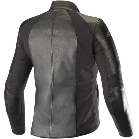Дамско кожено яке ALPINESTARS STELLA VIKA V2 BLACK с елегантен и модерен дизайн за защита и комфорт