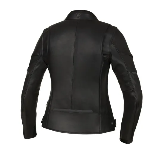 SECA DARKSIDE TFL BLACK – Дамско кожено яке с модерна кройка и защита Дамско кожено яке SECA DARKSIDE TFL BLACK с D3O® протектори и TFL® технология
