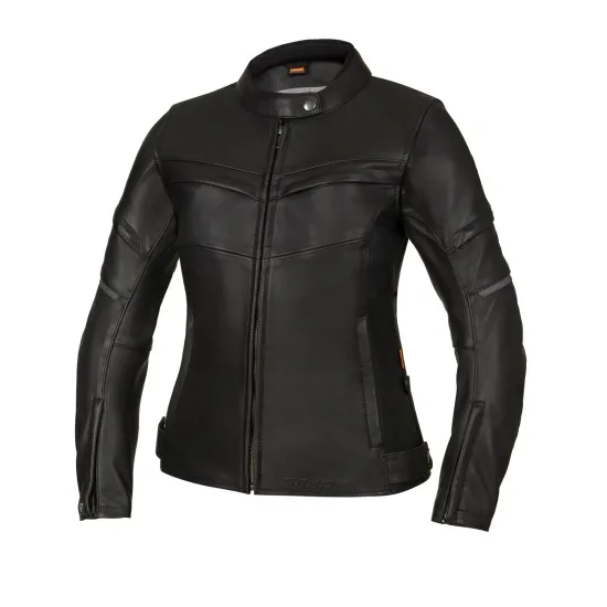 SECA DARKSIDE TFL BLACK – Дамско кожено яке с модерна кройка и защита Дамско кожено яке SECA DARKSIDE TFL BLACK с D3O® протектори и TFL® технология