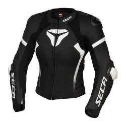 Дамско мото яке SECA SRS II BLACK/WHITE