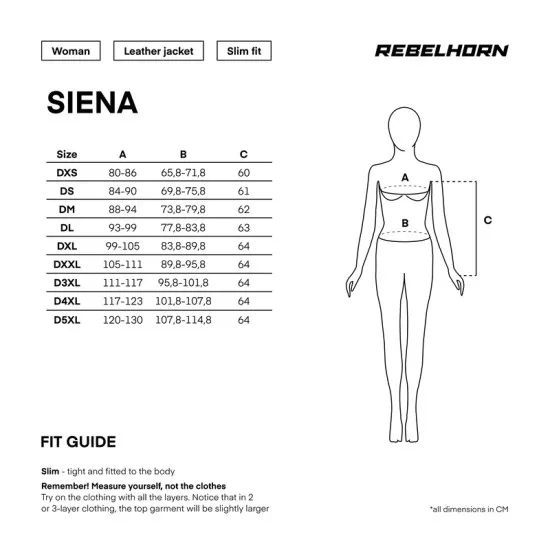 Кожено мото яке REBELHORN SIENA LADY LJ REBELHORN SIENA LADY LJ – дамско кожено яке с протектори и вентилация
