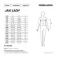 Дамско мото яке REBELHORN JAX-LADY-TJ – CE защита, вентилация и водоустойчива мембрана