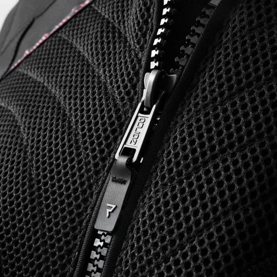REBELHORN JAX LADY BLACK/GREY/PINK – дамско текстилно яке с Armanox протектори и мрежеста вентилация