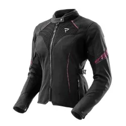 Дамско мото яке REBELHORN JAX LADY BLACK/GREY/PINK