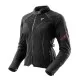 REBELHORN JAX LADY BLACK/GREY/PINK – дамско текстилно яке с Armanox протектори и мрежеста вентилация