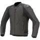 Кожено мото яке ALPINESTARS GP PLUS R V3 BLACK с протектори и вентилация