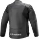 Кожено мото яке ALPINESTARS FASTER V2 BLACK/BLACK с Nucleon протектори и перфорации