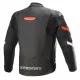 Кожено мото яке ALPINESTARS FASTER V2 BLACK/RED с Nucleon протектори и перфорации