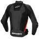 Кожено мото яке ALPINESTARS Missile V3 BLK/WHT/RD – състезателна защита и стил