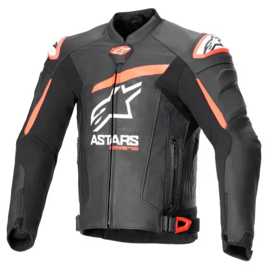 ALPINESTARS GP PLUS R V4 Airflow BLACK/RED кожено мото яке