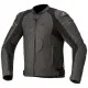 Кожено мото яке ALPINESTARS GP PLUS R V3 RIDEKNIT BLACK с Nucleon Flex Plus протектори и Tech-Air® 5 готовност