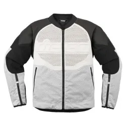 Кожено яке ICON Overlord3™ CE Leather WHITE