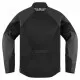 Мото яке ICON MESH AF LEATHER CE BLACK с D3O® протектори и мрежеста подплата