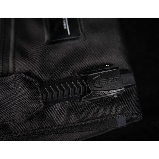 Мото яке ICON CONTRA2 LEATHER HI-VIZ с D3O® протектори и перфорация за вентилация