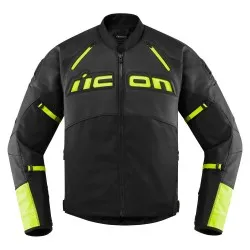 Мото яке ICON CONTRA2 LEATHER HI-VIZ
