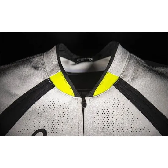 Мото яке ICON HYPERSPORT2 PRIME HI-VIZ с TracSpec™ кожа и D3O® протектори