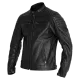 Кожено яке JOHN DOE Storm Perforated Leather BLACK, перфорирана кожа, включени протектори
