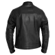 Кожено яке JOHN DOE Storm Perforated Leather BLACK, перфорирана кожа, включени протектори