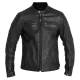 Кожено яке JOHN DOE Storm Perforated Leather BLACK, перфорирана кожа, включени протектори