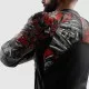 Кожено мото яке Rebelhorn Vandal 2 Cruze Black Dark Grey Red – спортно яке с AAA защита и Level 2 протектори
