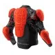 Кожено мото яке Rebelhorn Vandal 2 Cruze Black Dark Grey Red – спортно яке с AAA защита и Level 2 протектори