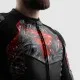 Кожено мото яке Rebelhorn Vandal 2 Cruze Black Dark Grey Red – спортно яке с AAA защита и Level 2 протектори