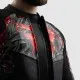 Кожено мото яке Rebelhorn Vandal 2 Cruze Black Dark Grey Red – спортно яке с AAA защита и Level 2 протектори