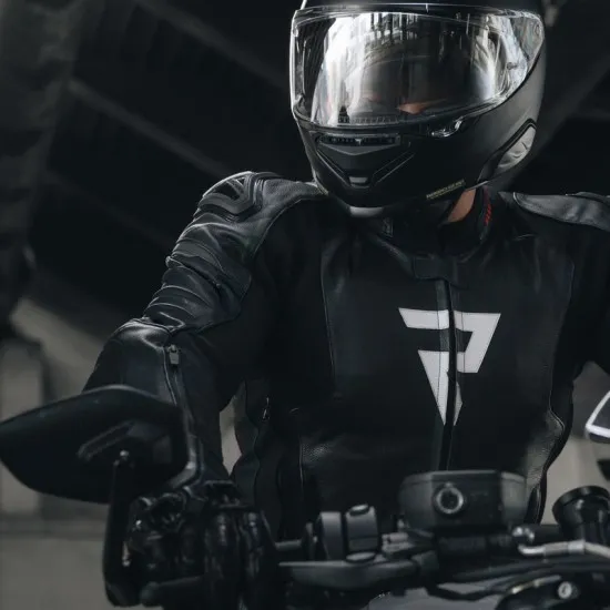 Кожено яке REBELHORN VELOCE-LJ – спортно мото яке от телешка кожа с протектори