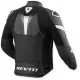 Кожено мото яке REV'IT! Quantum 3 - Black Anthracite, с премиум защита и вентилация