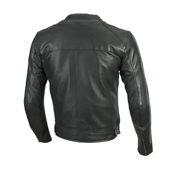 Кожено мото яке SECA BONNEVILLE BLACK с D3O® протектори и подвижна термо подплата